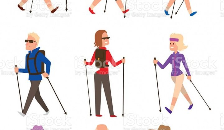 Nordic Walking organizovaný ZO Jednoty dôchodcov Slovenska so sídlom v Jovse